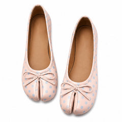 polka dot tabi ballet flats boogzel clothing