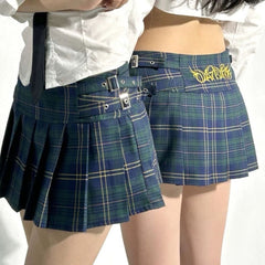 preppy plaid mini skirt boogzel clothing