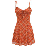 preppy style plaid mini dress boogzel clothing