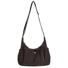 preppy style plaid shoulder bag boogzel clothing