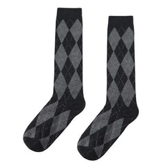 preppy argyle high socks boogzel clothing