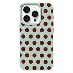 preppy polka dot textured iphone case boogzel clothing