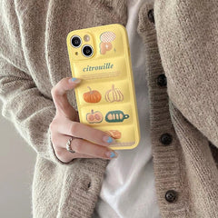 pumpkin yellow phone case boogzel clothing