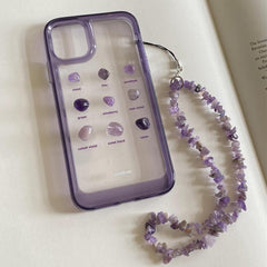 purple crystal aesthetic iphone case boogzel clothing
