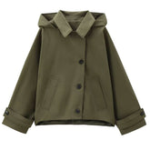 rainy day hooded trench jacket boogzel clothing