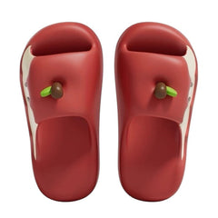 red apple core slippers boogzel clothing