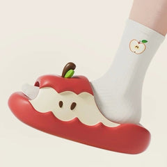 red apple core slippers boogzel clothing
