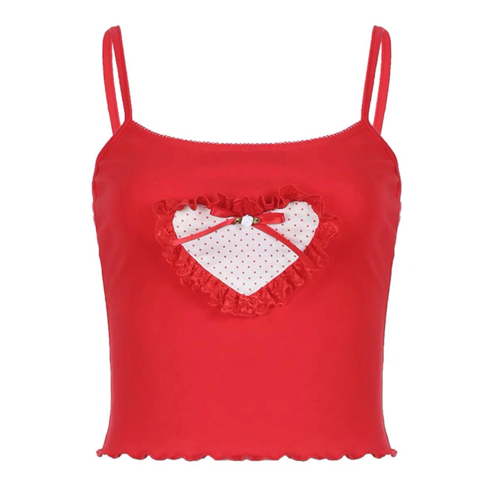 red heart crop top boozgel clothing