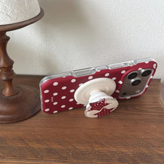 red stars polka dot iphone case boogzel clothing