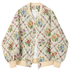 retro floral bomber jacket boogzel clothing