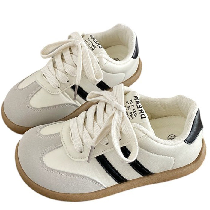 retro style striped sneakers boogzel clothing