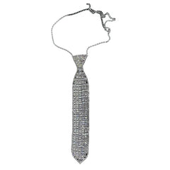 rhinestone neck tie boogzel clothing