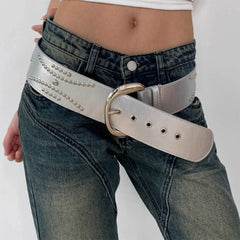 rock metal rivet belt boogzel clothing