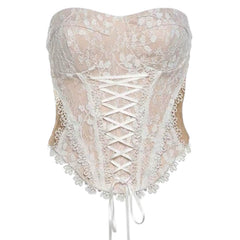romantic lace corset top boogzel clothing