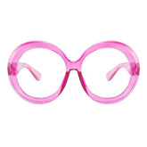 round oversized glasses boogzel clothing