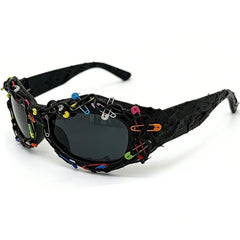 safety pin chaos sunglasses boogzel clothing