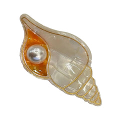 seashell mini hair clip boogzel clothing