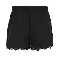 side stripe lace trim shorts boogzel clothing