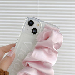 silk scrunchie iphone case boogzel clothing
