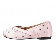 silver star pink tabi ballet flats boogzel clothing