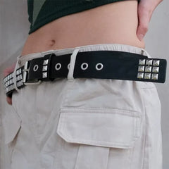 skater girl punk rock pyramid stud belt boogzel clothing