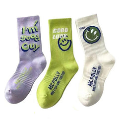 smiley face socks boogzel clothing