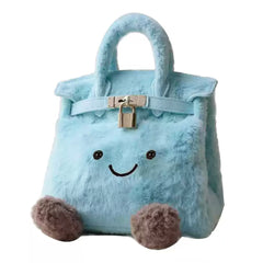 smiling face plush handbag boogzel clothing