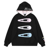 snap clip oversized hoodie boogzel clothing