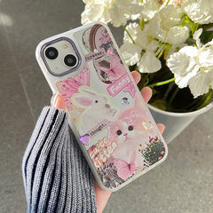 soft aesthetic bunny iphone case boogzel clothing