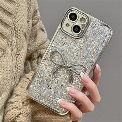 sparkle bowknot iphone case boogzel clothing