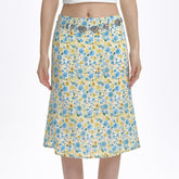 spring garden floral print skirt boogzel clothing