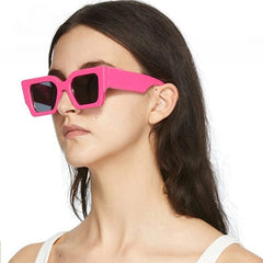 pink square statement sunglasses boogzel clothing