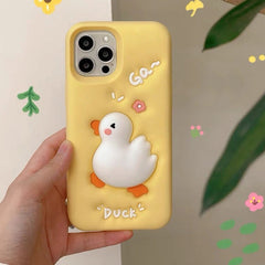 squishy duck iphone case boogzel clothing