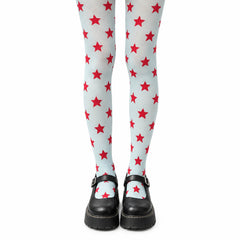 star girl patterned tights boogzel clothing