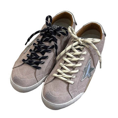 star patch suede sneakers boogzel clothing