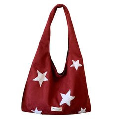 star patch tote bag boogzel clothing
