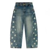 star print barrel jeans boogzel clothing