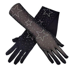 star rhinestone gloves boogzel clothing