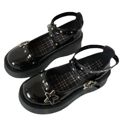 star buckle platform sandals boogzel clothing