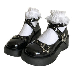 star buckle platform sandals boogzel clothing