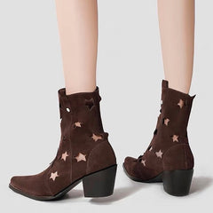 star cut out cowboy boots boogzel clothing