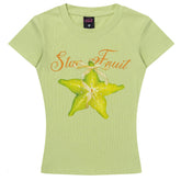 star fruit green baby tee boogzel clothing