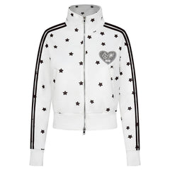 star girl side stripe zip sweatshirt boogzel clothing