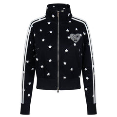 star girl side stripe zip sweatshirt boogzel clothing