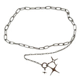 star pendant chain belt boogzel clothing