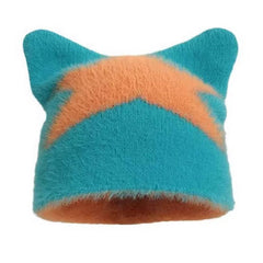 star print cat ear hat boogzel clothing
