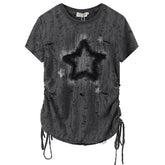 star print relaxed fit t-shirt boogzel clothing
