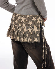 star print y2k overlay belt boogzel clothing
