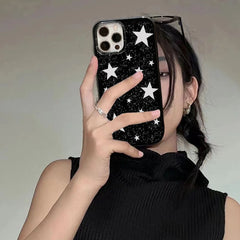 stars black iphone case boogzel clothing