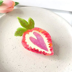 strawberry hair claw clip boogzel clothing